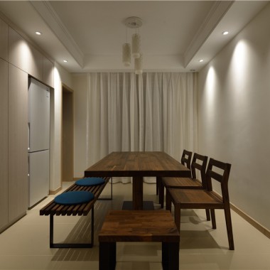 上海山水国际133平米三居室日式风格风格14.8万全包装修案例效果图16874.jpg