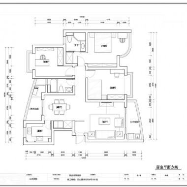 上海山水国际133平米三居室日式风格风格14.8万全包装修案例效果图16963.jpg
