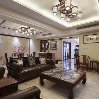 上海上海康城189平米四居室中式风格风格22.8万全包装修案例效果图21247.jpg