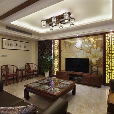 上海上海康城189平米四居室中式风格风格22.8万全包装修案例效果图21243.jpg