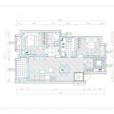 上海上海康城三期106平米二居室现代简约风格12万全包装修案例效果图19498.jpg