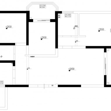 上海尚汇豪庭132平米三居室简欧风格风格20万全包装修案例效果图20589.jpg