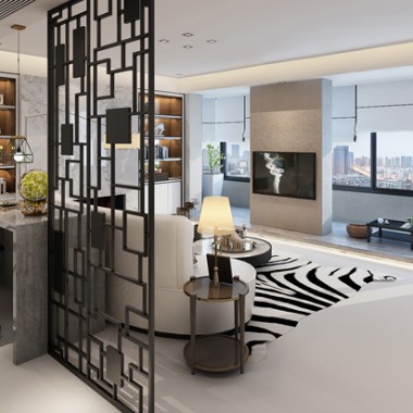 上海尚汇豪庭158平米三居室现代简约风格30万全包装修案例效果图20706.jpg