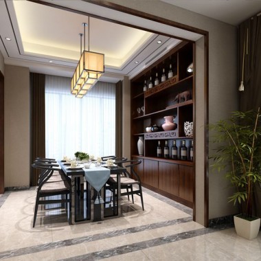 北京亚运新新家园258平米四居室中式风格风格34万全包装修案例效果图2628.jpg