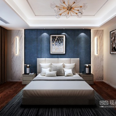 北京橡树湾190平米四居室现代风格82万全包装修案例效果图692.jpg