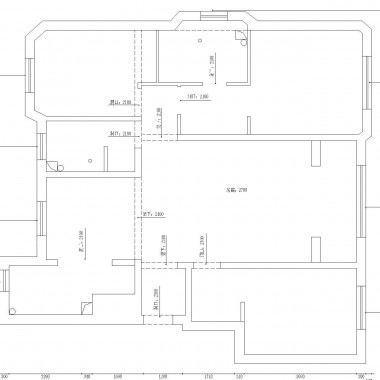 北京西山艺境洋房100平米三居室现代风格5.1万半包装修案例效果图1382.jpg