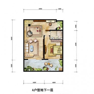 北京西山湖189.6平米三居室欧美风情风格15.2万全包装修案例效果图1814.jpg