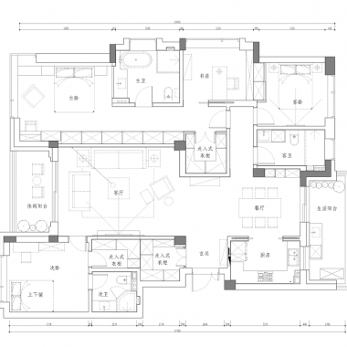 北京西马金润家园99.7平米二居室现代简约风格10万全包装修案例效果图3200.png