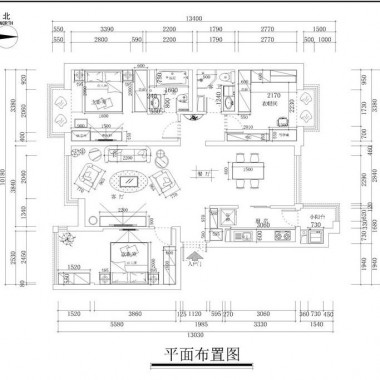 北京万寿园120平米二居室北欧风格8.5万半包装修案例效果图309.jpg