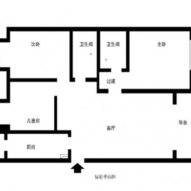 北京天裕昕园109平米三居室现代简约风格10万全包装修案例效果图3117.jpg