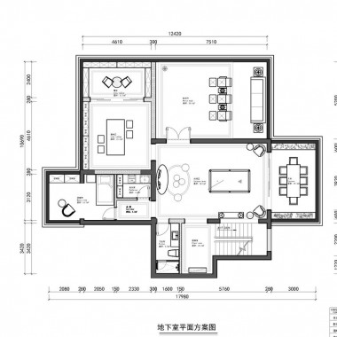 上海万科提香别墅510平米别墅欧式新古典风格153万全包装修案例效果图8500.jpg