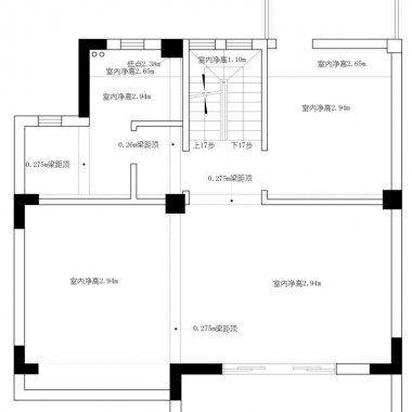 上海新弘国际城别墅120.3平米三居室中式风格风格27万半包装修案例效果图8239.jpg