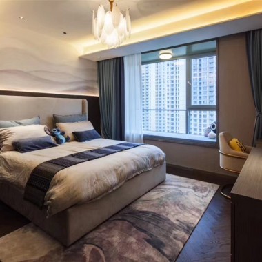 上海新湖青蓝国际85平米二居室现代风格15万全包装修案例效果图4810.jpg