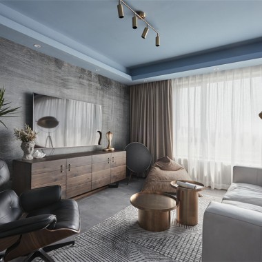 上海新逸仙公寓128.9平米三居室现代简约风格11.5万半包装修案例效果图12789.jpg