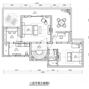 上海信达泰禾·上海院子450平米别墅中式风格风格67.5万半包装修案例效果图17058.jpg