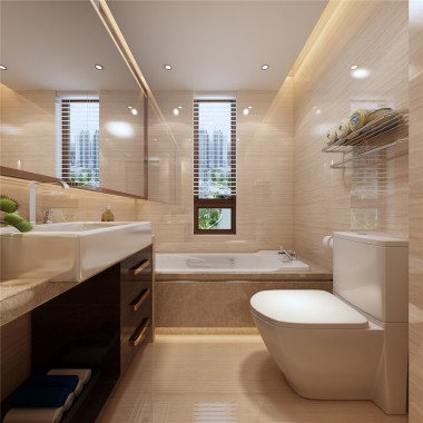 上海阳光星期8104平米三居室现代风格11.8万全包装修案例效果图20334.jpg