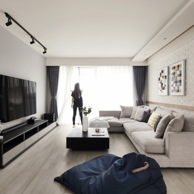 上海艺泰安邦115.1平米二居室北欧风格8.2万半包装修案例效果图6821.jpg