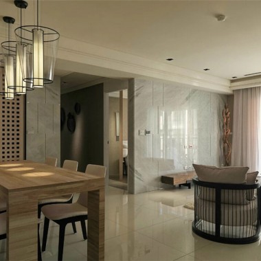上海悠和家园120平米三居室简约风格风格14.3万全包装修案例效果图17614.jpg