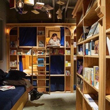 日本 Book and bed Tokyo 书店旅馆 -#室内设计#软装设计#空间设计#2583.jpg