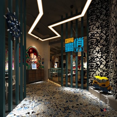 眉山餐厅设计-眉山蜀俏烤鱼吧-#眉山餐厅设计#眉山餐厅设计公司#4221.jpg