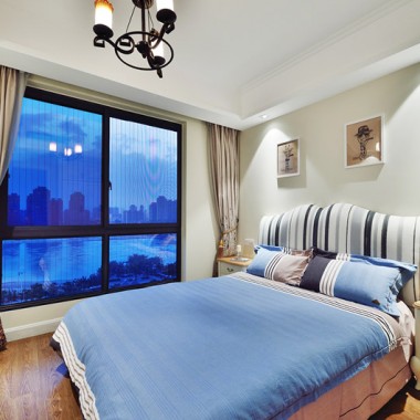 北京远洋风景162平米三居室欧美风情风格11.5万全包装修案例效果图3143.jpg