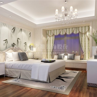 广州保利花城184平米四居室中式风格风格21万半包装修案例效果图2990.jpg