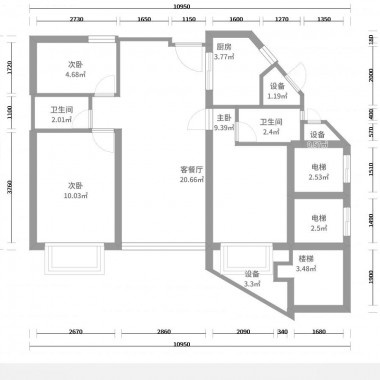 广州东湖洲花园97平米三居室现代风格14万全包装修案例效果图3038.jpg