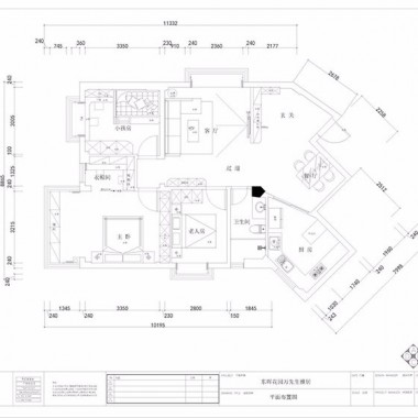广州东晖花园99平米三居室简欧风格18万全包装修案例效果图28.jpg