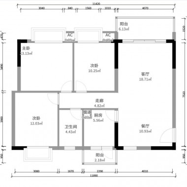 广州富力新居80平米二居室北欧风格7万半包装修案例效果图3997.jpg