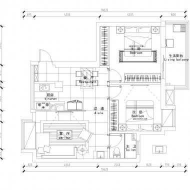 广州华发荔湾荟76平米二居室现代风格12万全包装修案例效果图3281.jpg
