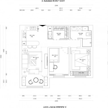 广州金碧花园99平米二居室现代风格16万全包装修案例效果图1551.jpg