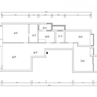 广州金碧花园147平米四居室美式风格32万全包装修案例效果图2367.jpg