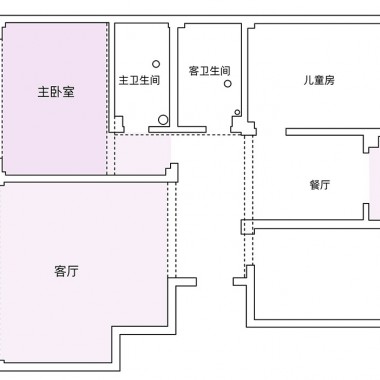 广州金道花园108平米三居室北欧风格13万全包装修案例效果图3322.jpg