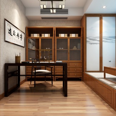 广州金众西关海135平米三居室中式风格7万半包装修案例效果图3646.jpg