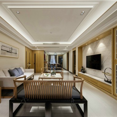 广州锦绣银湾116平米三居室中式风格20万全包装修案例效果图3073.jpg