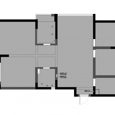 广州骏景花园114.2平米三居室现代风格6万半包装修案例效果图3803.jpg