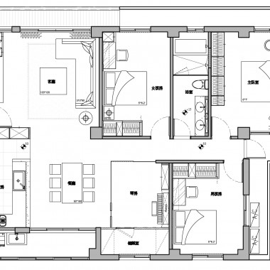 广州荔景华庭88.1平米三居室其他风格10.6万全包装修案例效果图3479.jpg