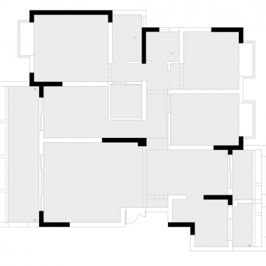广州绿茵翠庭123平米三居室美式风格15万全包装修案例效果图3475.jpg