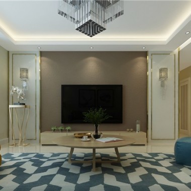 广州淘金家园121平米三居室现代风格19万全包装修案例效果图230.jpg