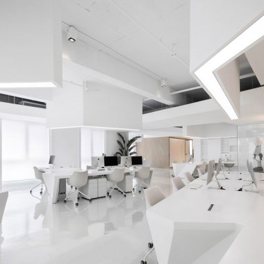 时上建筑设计  一条白裙延伸的办公空间 ！-#室内设计#现代#软装设计#25094.jpg