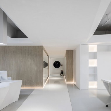 时上建筑设计  一条白裙延伸的办公空间 ！-#室内设计#现代#软装设计#25099.jpg