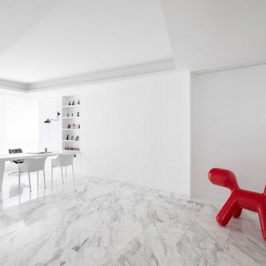 时上建筑设计  一条白裙延伸的办公空间 ！-#室内设计#现代#软装设计#25106.jpg