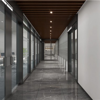 办公空间设计   新中式办公室 -#新中式##办公空间#2635.jpg