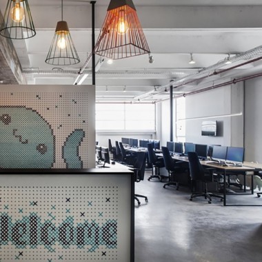 杭州萧山区创意小游戏企业 l 办公室设计图片-#现代#办公室#办公空间#灵感图库#20207.jpg