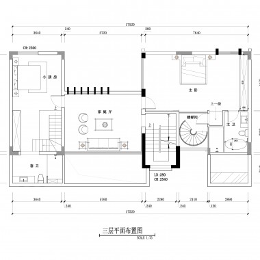广州沙湾小区793平米别墅现代风格85万半包装修案例效果图1281.jpg