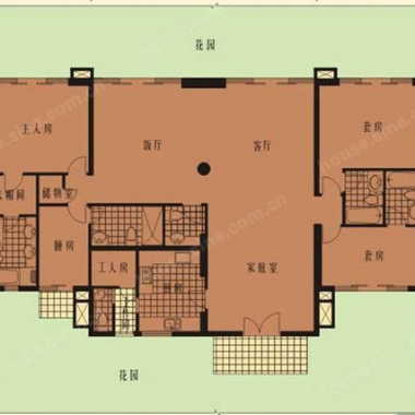 广州珊瑚天峰192平米四居室新古典风格风格30万全包装修案例效果图15951.png