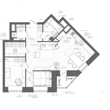 广州天河紫荆花园75平米二居室现代风格7.5万半包装修案例效果图7264.jpg