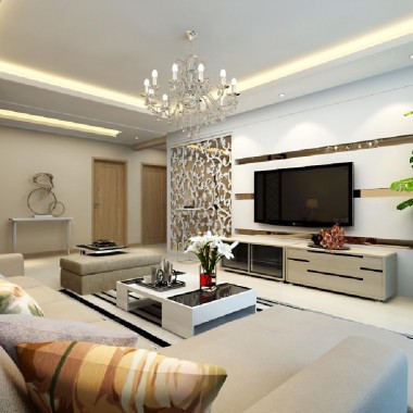 广州文德先生132平米三居室现代简约风格16.5万全包装修案例效果图13875.jpg