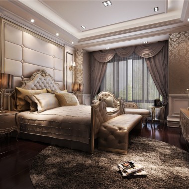 广州西关海248平米四居室欧式风格风格25万半包装修案例效果图4769.jpg