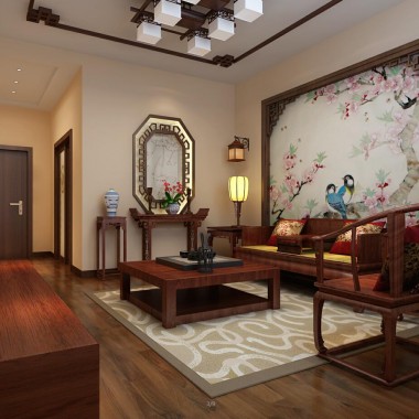 北京西山壹号院320平米三居室新古典中式风格风格65万全包装修案例效果图1333.jpg